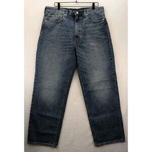 Levi's Premium 568 Loose Straight Medium Wash Men's Jeans 36x32 NWT MSRP $98